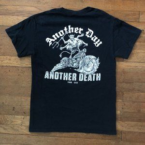 VNM Death Devil Demon / Hate Motorcycle T-Shirt, S